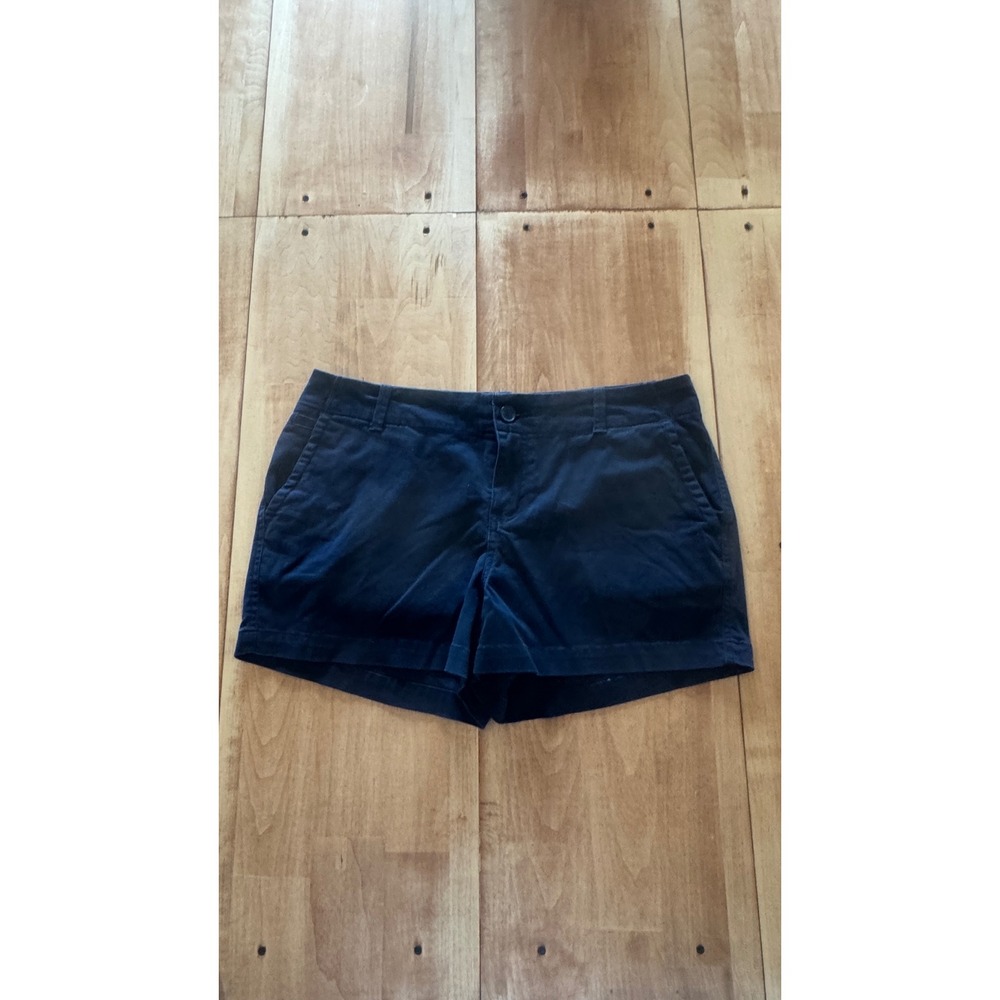 Maurices Navy Blue Chino Shorts Womens Size 13/14 Cotton Stretch Casual Summer‎